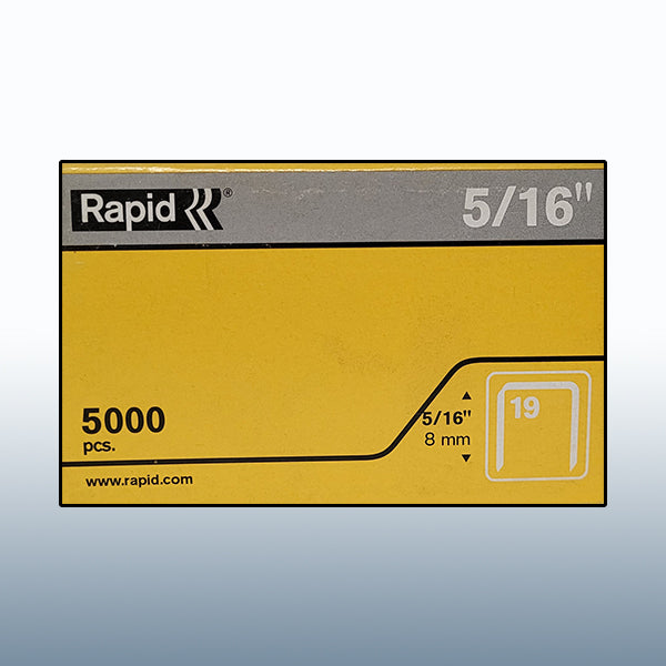 Rapid R23 5/16" (8mm) Staples (for use with Rapid 23 Tacker) 5,000/bx-Staples-Lamar Packaging Supplies Inc