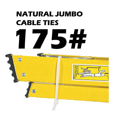175# Natural Jumbo Cable Ties