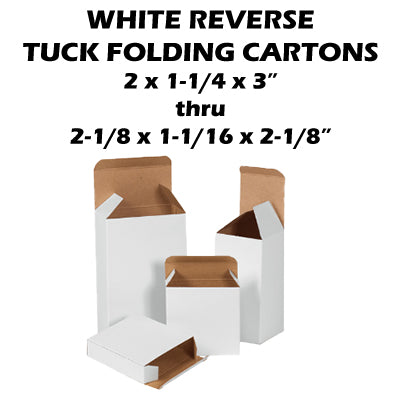 White Reverse Tuck Folding Cartons (Part 2)