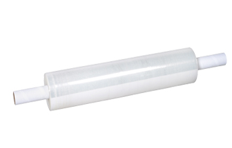 20" 80 Gauge x 1,000' Extended Core Clear Hand Stretch Film 4rls/cs
