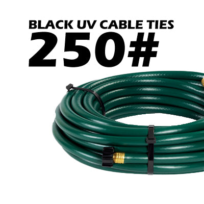 250# Black UV Cable Ties (Various Lengths)