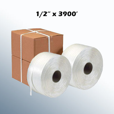 40W 1/2" x 3900' Bonded Uniline Poly Cord Strapping 2cls/cs (Sold Per Case)