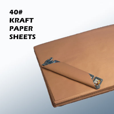 40 lb Basis Weight Kraft Paper Sheets