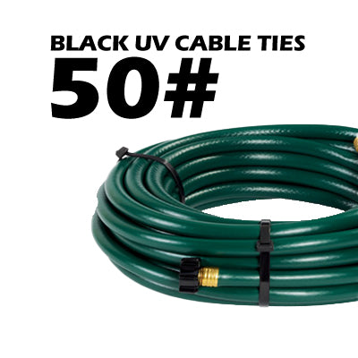 50# Black UV Cable Ties (Various Lengths)