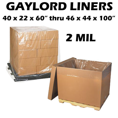 2 Mil Clear Gaylord Liner - Pallet Covers (Part 2)