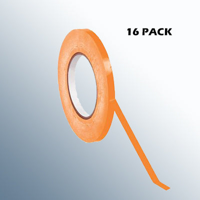3/8" x 180yds Orange Bag Tape (16 Pack)