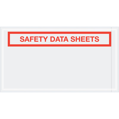 5-1/2 x 10" "Safety Data Sheets" Envelopes 1,000/cs
