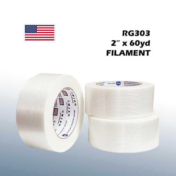 Shurtape RG303 2" x 60yd Filament Tape