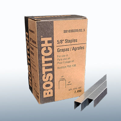 Bostitch SB103020 5/8" Staples (Used with P51-10B) Case Quantity (20bx/cs)