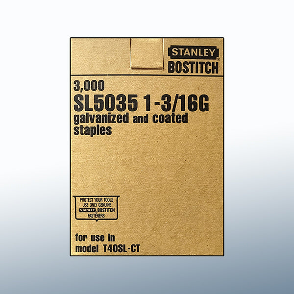SL5035 1-3/16" Stanley Bostitch Staples 3,000/bx