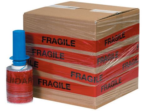 Goodwrappers® Indenti-Wrap 5" 80 Gauge x 500' (FRAGILE) 6rls/cs