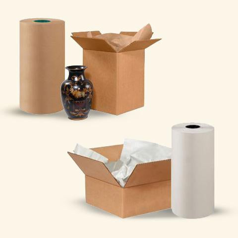 Shipping Supply BP4840W White Butcher Paper Roll - 1000 ft x 48