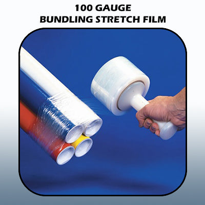 100 Gauge x 650' Clear Bundling Stretch Film