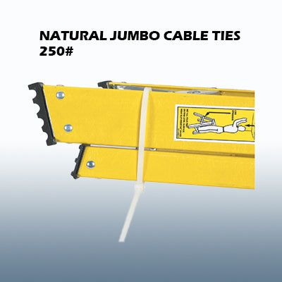 250lb Natural Jumbo Cable Ties