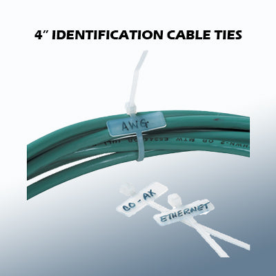 4" Identification Cable Ties