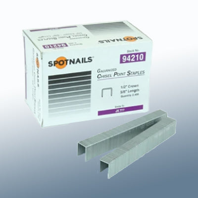 5/8" Spotnails Chisel Point Staples 2,400/bx