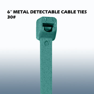 6" 30lb Metal Detectable Cable Ties