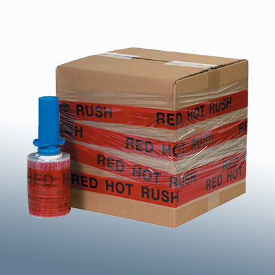 Goodwrappers® Indenti-Wrap 5" 80 Gauge x 500' (RED HOT RUSH) 6rls/cs