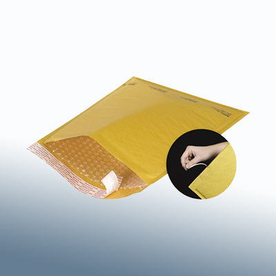 Kraft Self-Seal Bubble Mailers with Tear Strip (25 Packs)