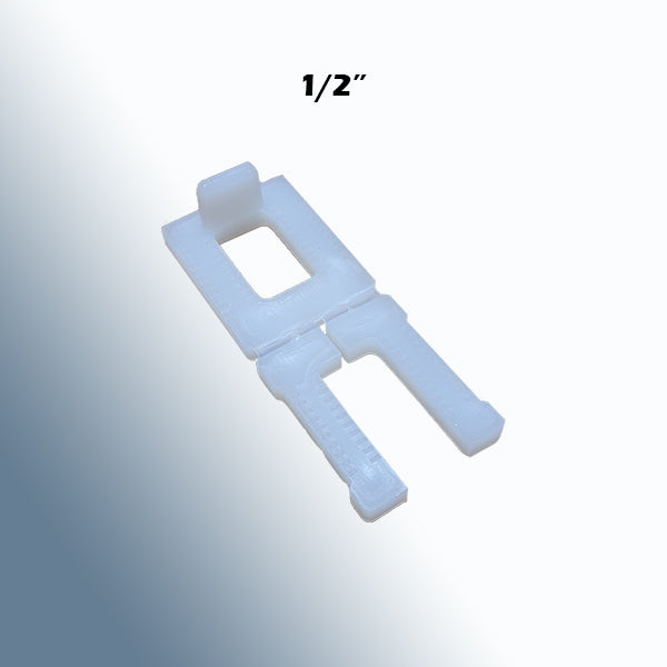 PB2 1/2" Plastic Poly Strapping Buckles 1,000/cs