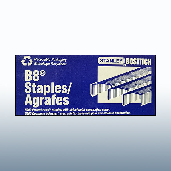 STCR2115 3/8" B8 Stanley Bostitch Staples 5,000/bx