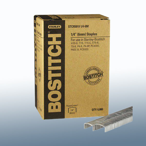 Bostitch STCR5019 1/4" Staples