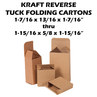 Kraft Reverse Tuck Folding Cartons (Part 1)