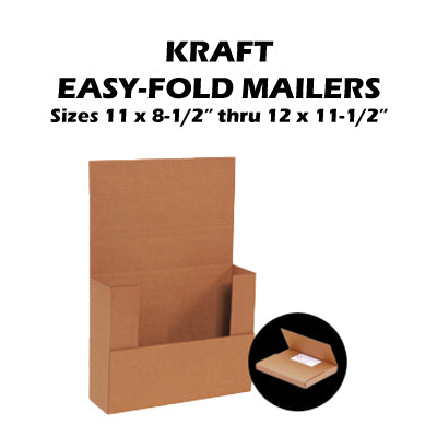 Kraft Easy-Fold Mailers 50/bdl (Part 2)