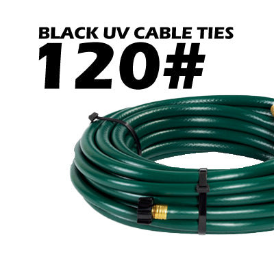 120# Black UV Cable Ties (Various Lengths)