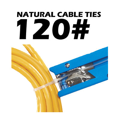 120# Natural Cable Ties (Various Lengths)