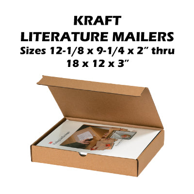 Kraft Literature Mailers 50/bdl, unless noted (Part 3)
