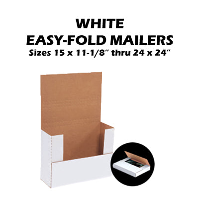 White Easy-Fold Mailers 50/bdl, unless noted (Part 4)
