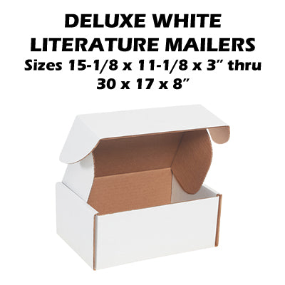 Deluxe White Literature Mailers 50/bdl, unless noted (Part 3)