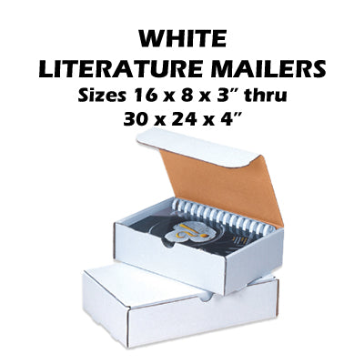 White Literature Mailers 50/bdl, unless noted (Part 6)
