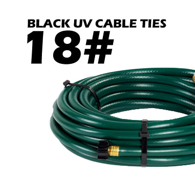 18# Black UV Cable Ties (Various Lengths)