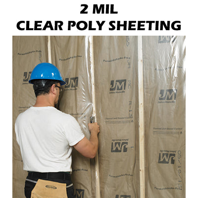 2 Mil Clear Poly Sheeting
