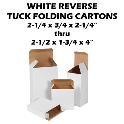 White Reverse Tuck Folding Cartons (Part 3)