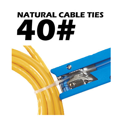 40# Natural Cable Ties (Various Lengths)