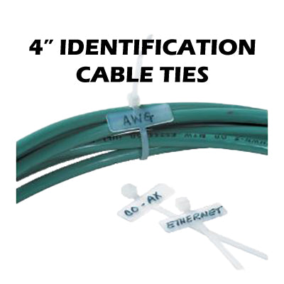 4" Identification Cable Ties