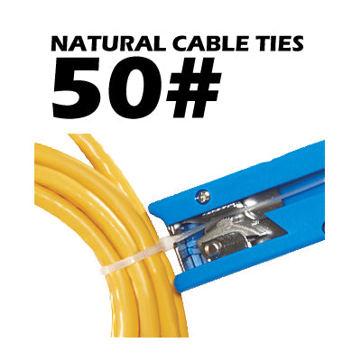 50# Natural Cable Ties (Various Lengths)