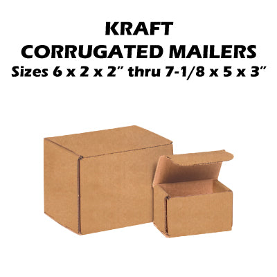 Kraft Corrugated Mailers 50/bdl (Part 2)