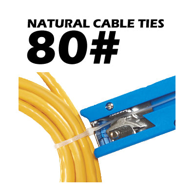 80# Natural Cable Ties (14")