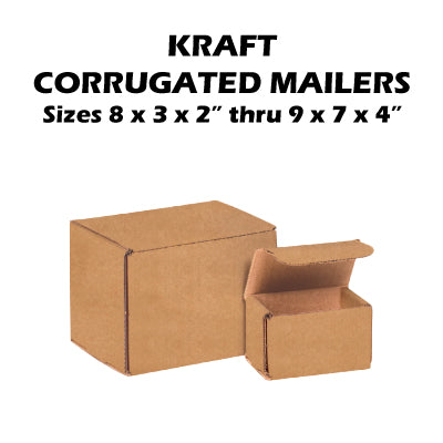 Kraft Corrugated Mailers 50/bdl (Part 3)
