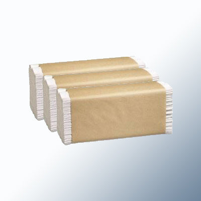 C-Fold White Paper Towels - 16 packs/cs
