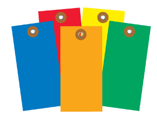 Colored Tyvek® Shipping Tag