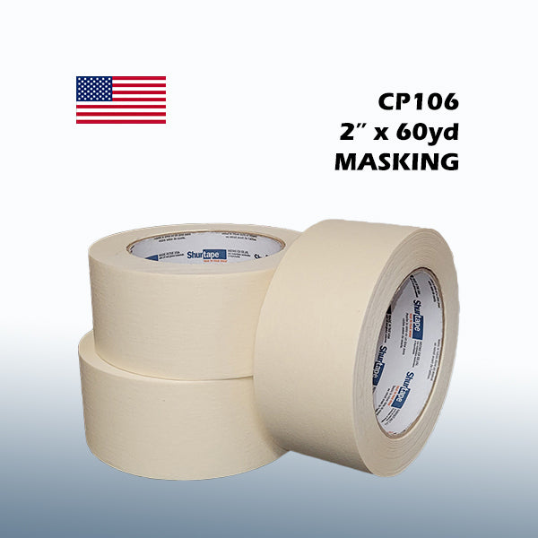 Shurtape CP106 2" x 60yd Masking Tape