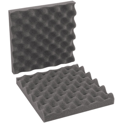 10 x 10 x 2" Charcoal Convoluted Foam Sets-Lamar Packaging Supplies Inc