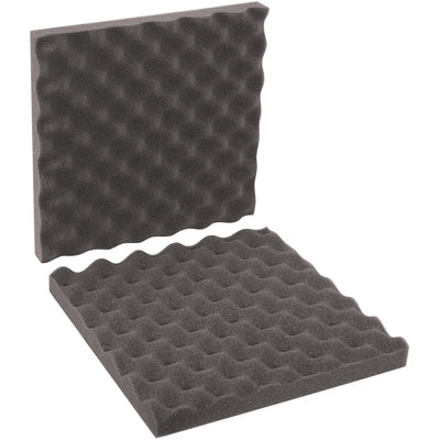 12 x 12 x 2" Charcoal Convoluted Foam Sets-Lamar Packaging Supplies Inc
