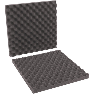 16 x 16 x 2" Charcoal Convoluted Foam Sets-Lamar Packaging Supplies Inc