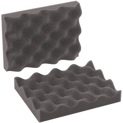 8 x 6 x 2" Charcoal Convoluted Foam Sets